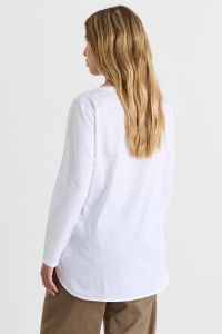 A-line jersey T-shirt - White A-line jersey T-shirt - White