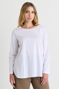 A-line jersey T-shirt - White A-line jersey T-shirt - White