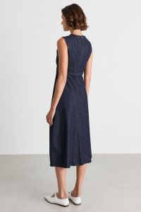 A-line Pocket Dress - Blue