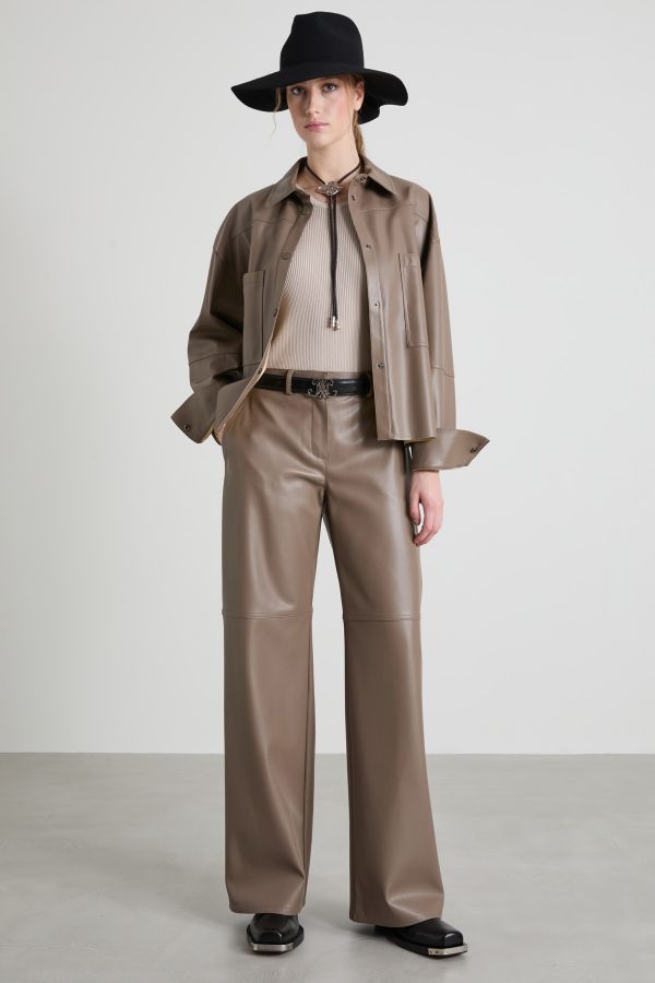 Rib-knit top - Sand